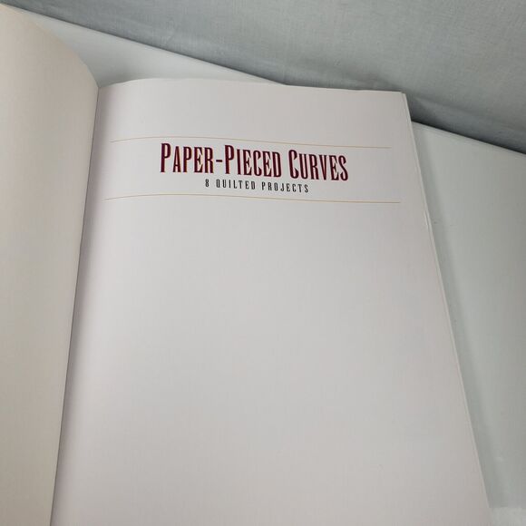 Paper Pieced Curves 8 Quilted Projects by Jodie Davis 2000 Patchwork Patterns - Picture 6 of 15